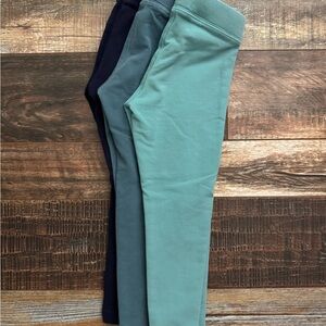 Primary Kids' Teal, Blue, and Navy Leggings Trio